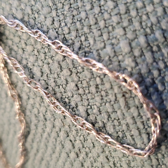 Vintage 925 Silver Necklace, Sweet SUPER Unique Chain, 24 inches - Picture 3 of 10